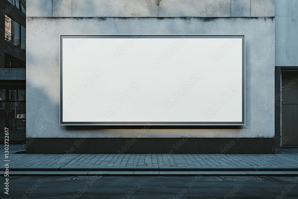 High Definition Picture of Mockup of Big Street Billboard for Advertisement on the Wall High Definition Picture of Mockup of Big Street Billboard for Advertisement on the Wall