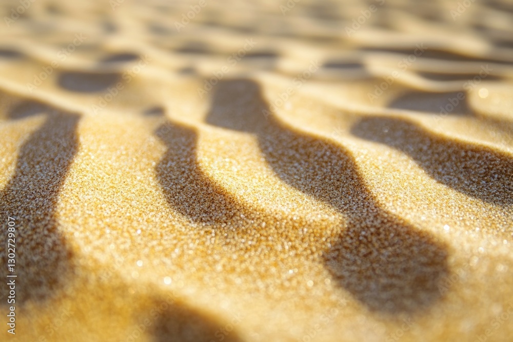 Close-up of sunlit sand dunes with soft shadows. Neural network AI generated Close-up of sunlit sand dunes with soft shadows. Neural network AI generated