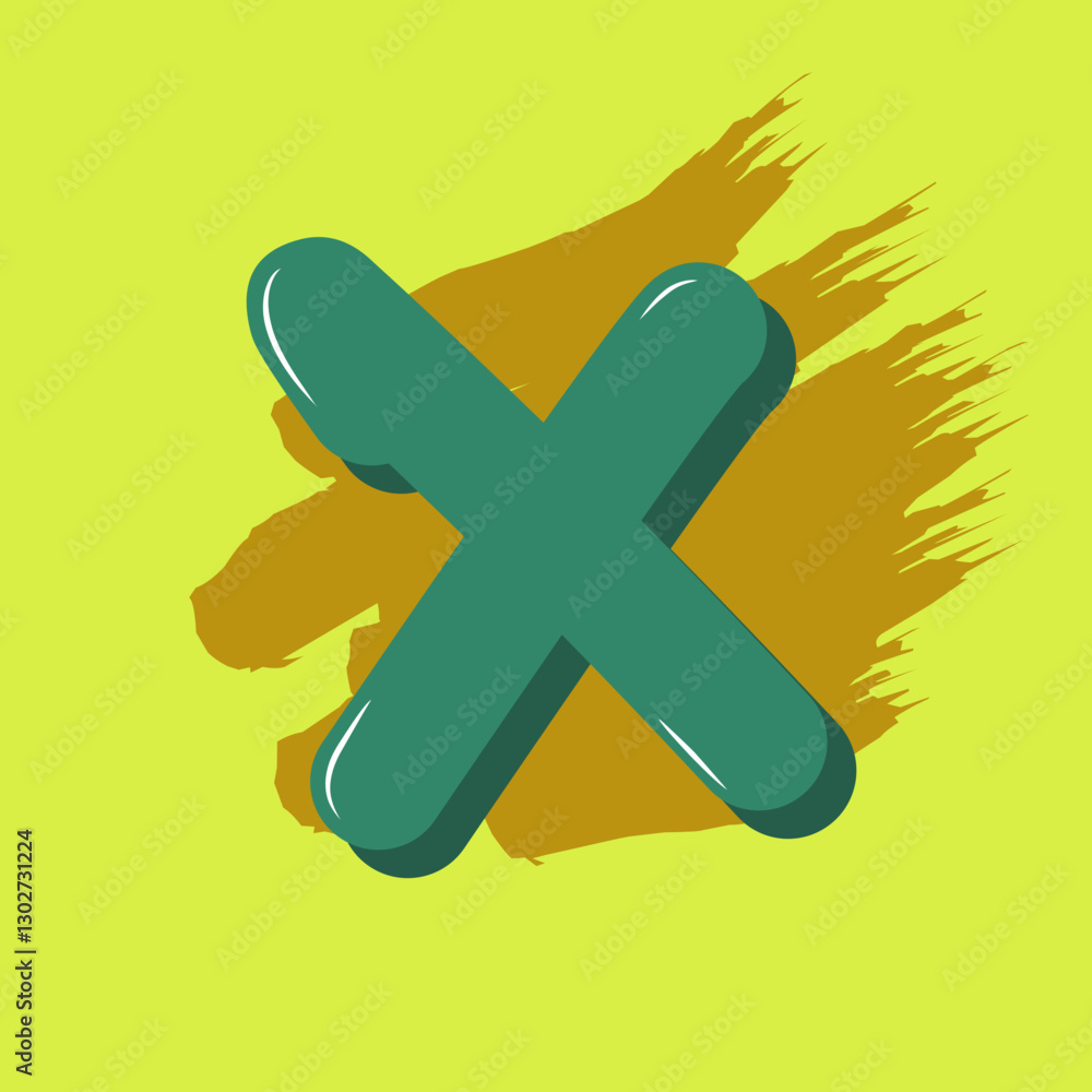 Obraz premium Letter x