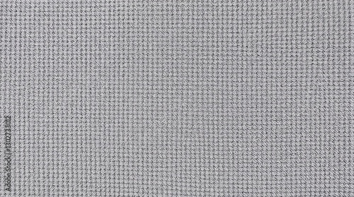Light Grey Fine Knit Texture T-Shirt Fabric, Detailed Close-Up of Soft Cotton Blend with Subtle Waffle Pattern and Uniform Surface Texture