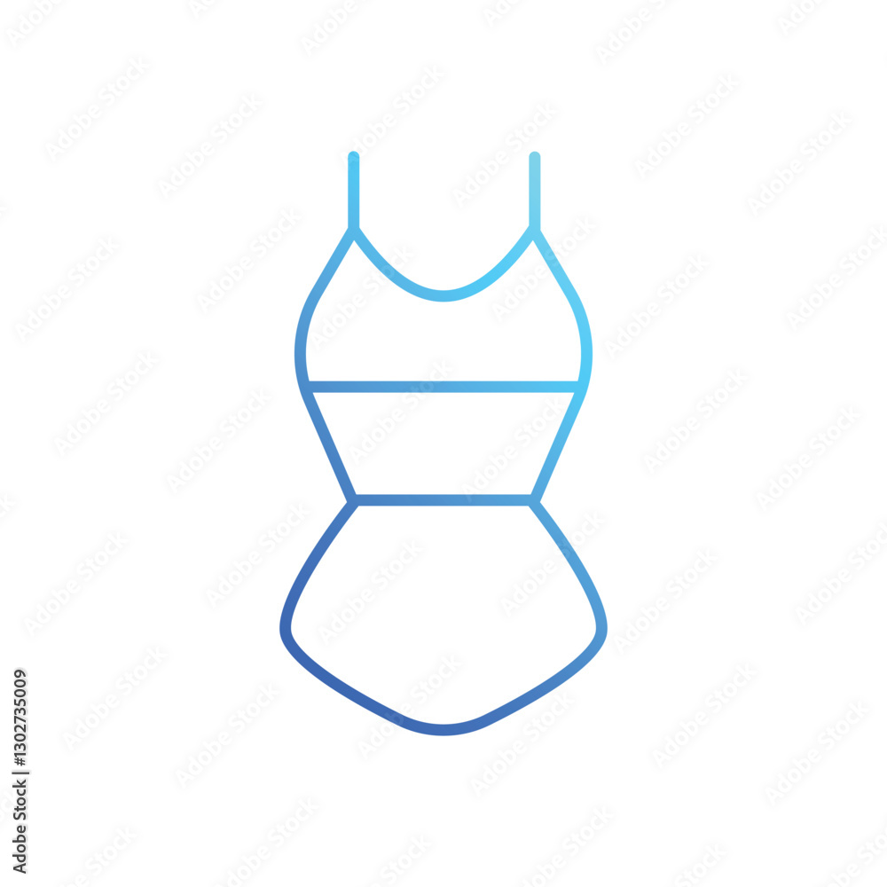 Swimsuit vector icon