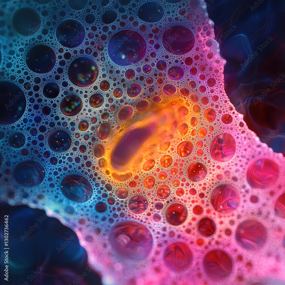 A colorful and intricate abstract background featuring bubbles in an eyecatching and engaging composition A colorful and intricate abstract background featuring bubbles in an eyecatching and engaging composition