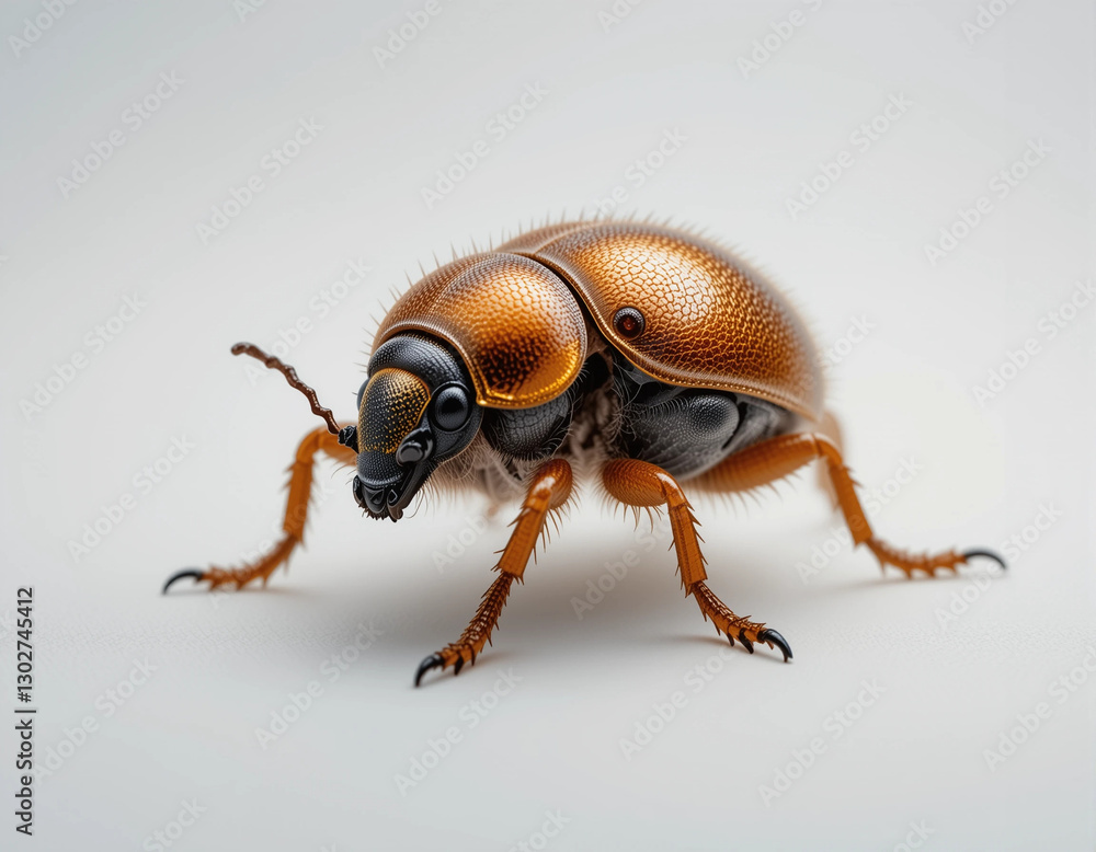 Naklejka premium Strength and Resilience: The Mighty and Colorful Beetle