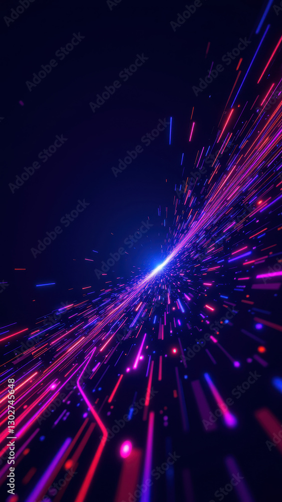 Obraz premium Dynamic Kubernetes dashboard with colorful graph lines representing DevOps continuous integration/continuous deployment (CI/CD) pipeline metrics.