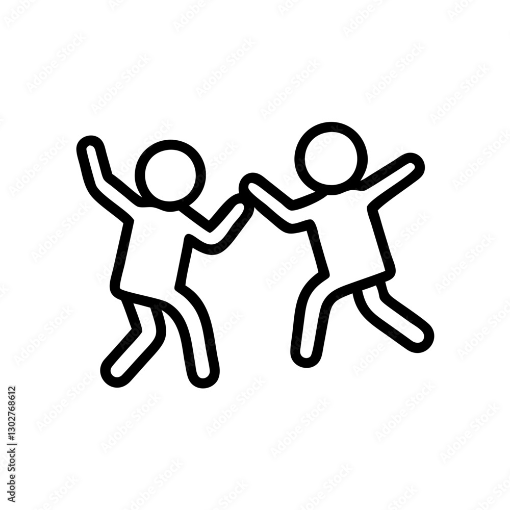 Playful kids engaging in a fun and energetic dance surrounded by laughter and joy during an outdoor event in a lively park setting Playful kids engaging in a fun and energetic dance surrounded by laughter and joy during an outdoor event in a lively park setting