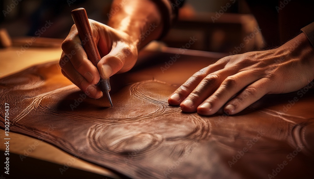 Obraz premium Exploring the potential of natural materials. 