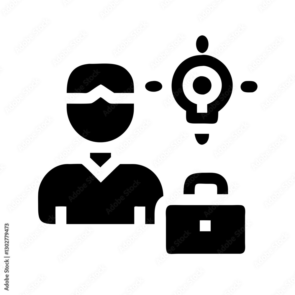 Professional with expertise in vector design and icon creation showcasing skills during a creative session