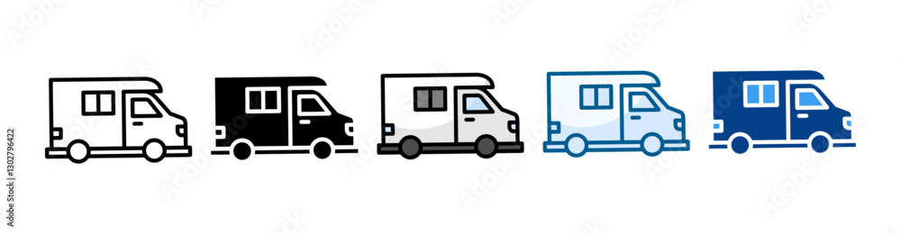 Camperh Icon Set Multiple Style Collection Camperh Icon Set Multiple Style Collection