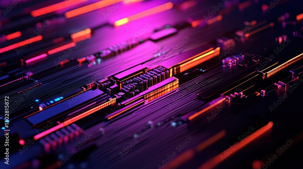Digital ai background concept and artificial neural network technology process. Abstract circuitry with vibrant neon lights and a tech-inspired aesthetic. Digital ai background concept and artificial neural network technology process. Abstract circuitry with vibrant neon lights and a tech-inspired aesthetic.