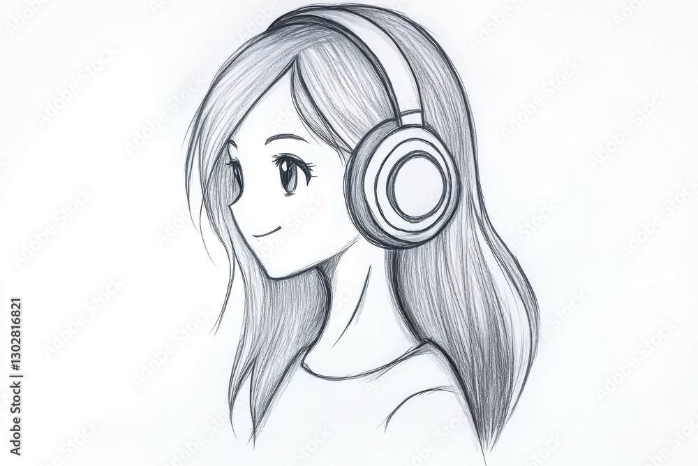 Discover a minimalist pencil sketch of an anime girl in this captivating image, showcasing artistic talent and creativity. Perfect for anime enthusiasts Discover a minimalist pencil sketch of an anime girl in this captivating image, showcasing artistic talent and creativity. Perfect for anime enthusiasts