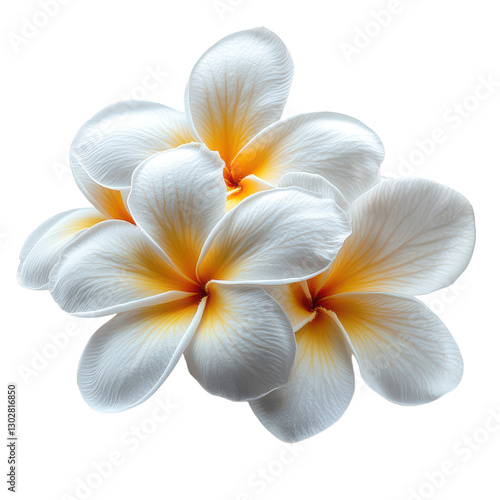 Tiare Flower isolated on transparent background