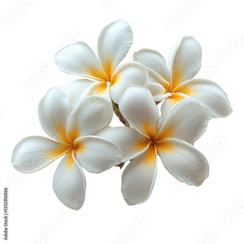 Tiare Flower isolated on transparent background