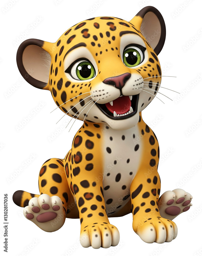 Cartoon Baby Siberian tiger on transparent background. Tiger character for kids movie, animation, video game or learning publication. PNG Cartoon Baby Siberian tiger on transparent background. Tiger character for kids movie, animation, video game or learning publication. PNG
