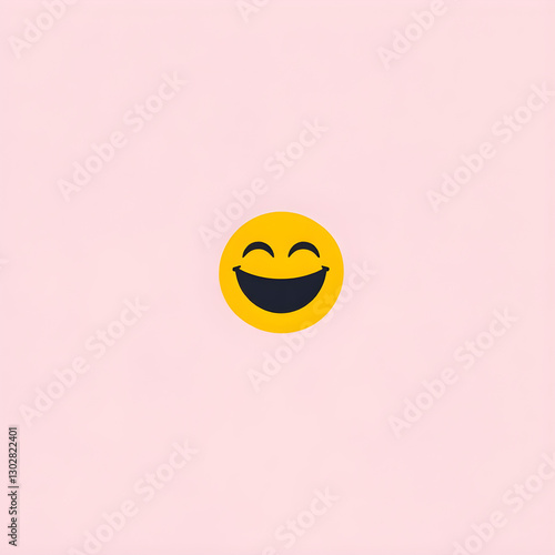 laughing smiley face, emoji design 