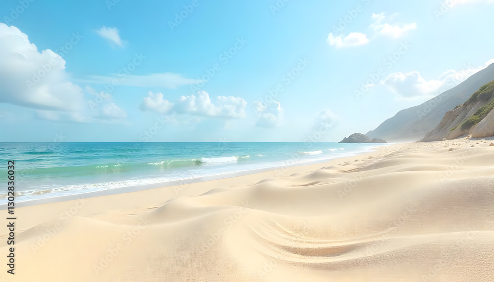 A landscape of seaview with sand texture. A landscape of seaview with sand texture.
