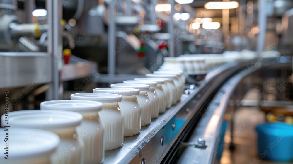 Automated Dairy Factory with Yogurt Production Line Automated Dairy Factory with Yogurt Production Line