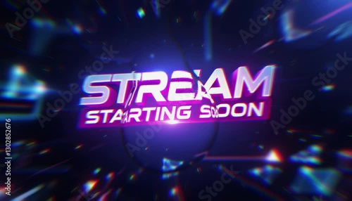stream starting soon overlays animation for twtich streamers and gamers