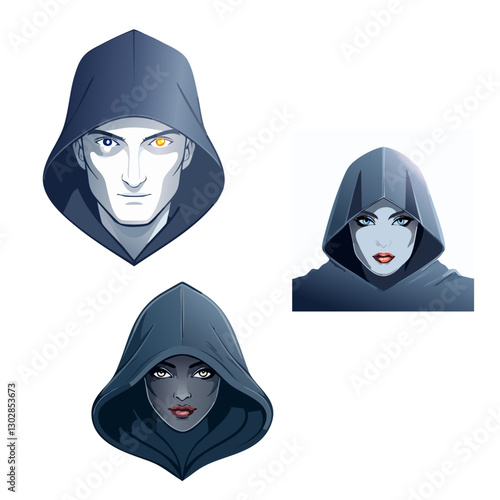 Mysterious Hooded Face