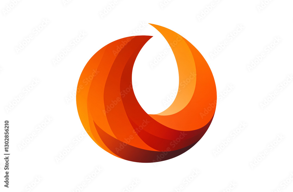 Fire flame logo icon vector design on a transparent background