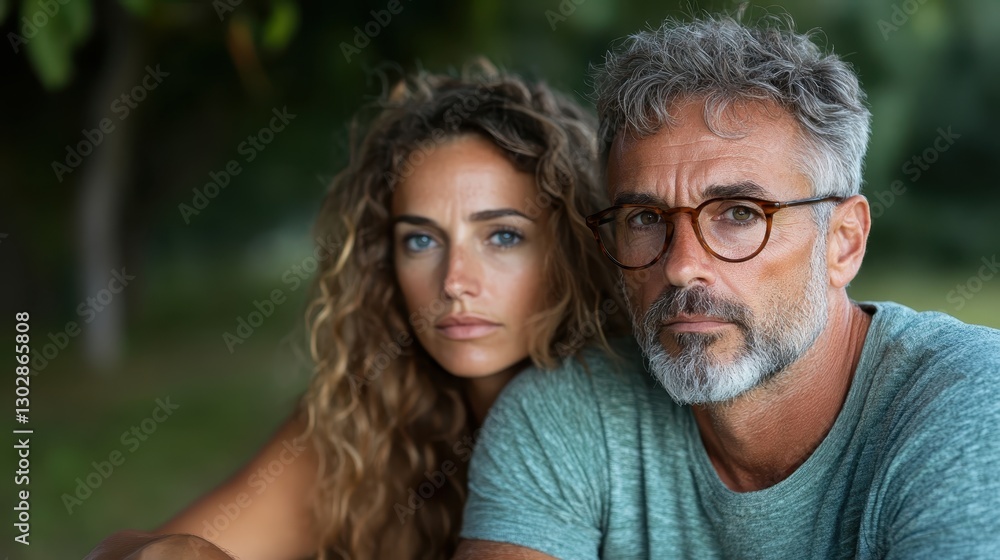 A captivating image of two individuals sharing an intense moment, their connection palpable as they gaze into each other's eyes amidst a serene outdoor setting. A captivating image of two individuals sharing an intense moment, their connection palpable as they gaze into each other's eyes amidst a serene outdoor setting.