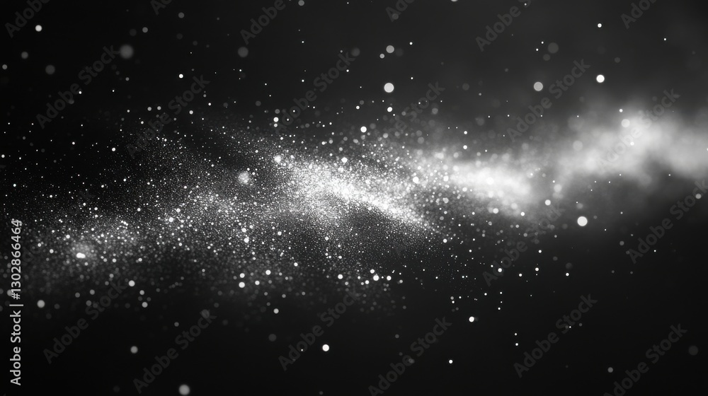 Obraz premium abstract black and white particle texture background for artistic design