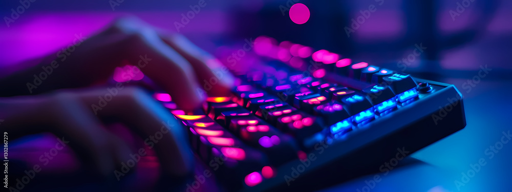 Cyberpunk RGB Mechanical Keyboard Glow Cyberpunk RGB Mechanical Keyboard Glow