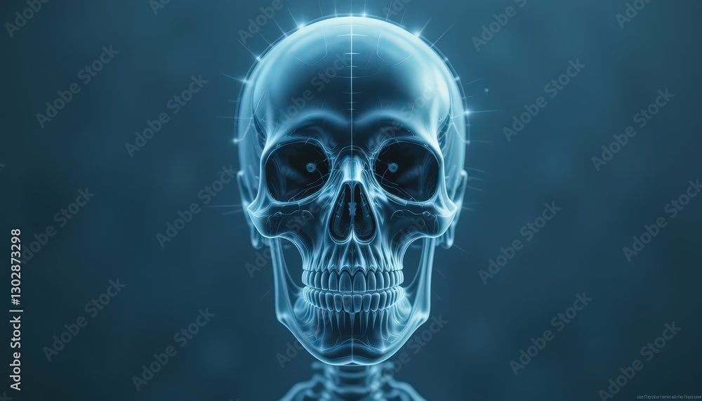 Digital X-Ray Skull: Anatomy, Medicine, Technology Digital X-Ray Skull: Anatomy, Medicine, Technology