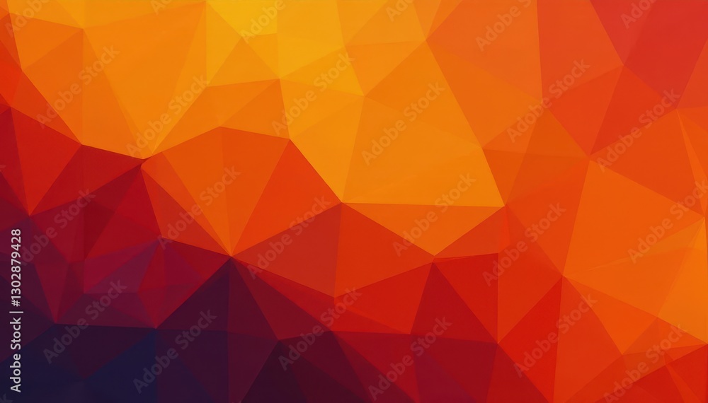 Obraz premium Abstract burnt orange autumn background with sharp geometric lines and angles , modern, gradient