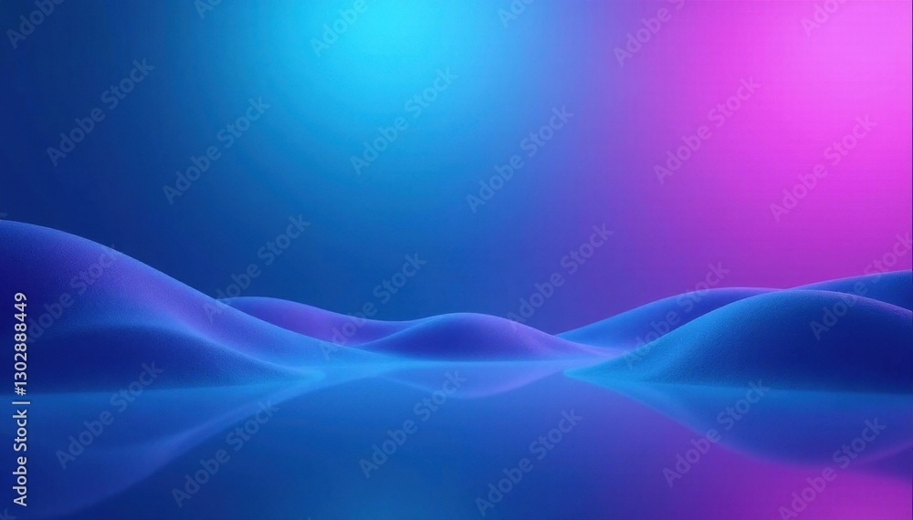 Obraz premium Fluid, blended blue and purple backdrop; ample empty area , pattern, gradient, clean