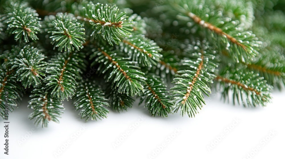 branches of christmas tree on white background,cartoon illustration branches of christmas tree on white background,cartoon illustration