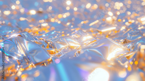 Abstract metallic reflections background for creative design projects
