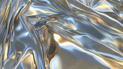 Smooth gradient abstract background with metallic texture for design projects