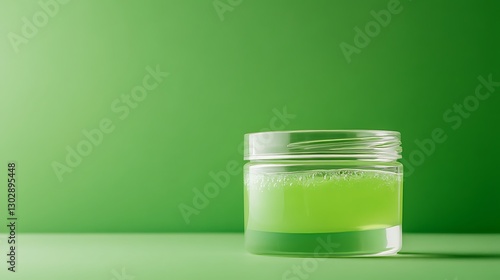 alovera gel with alovera in jar