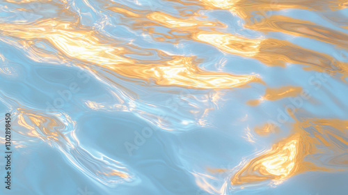 Fluid art: abstract liquid metal texture background for creative design