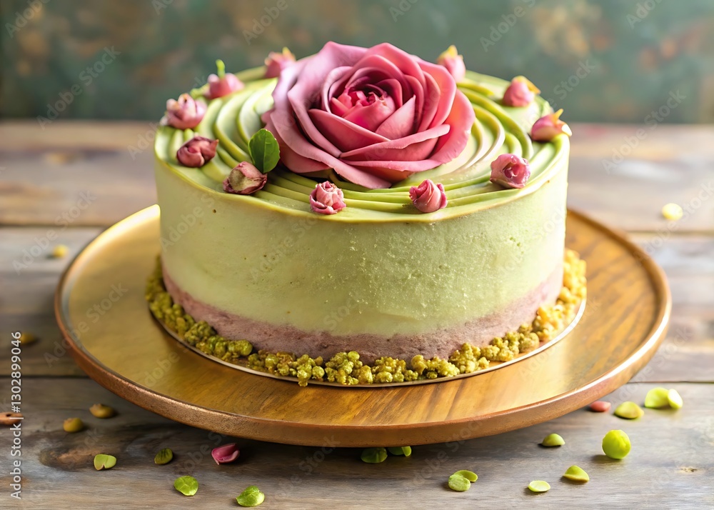 chocolate cake with rose chocolate cake with rose