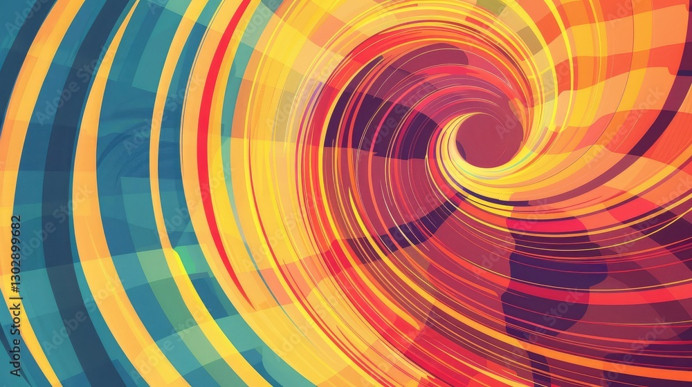 Vibrant Abstract Swirl of Colorful Patterns in Motion Vibrant Abstract Swirl of Colorful Patterns in Motion