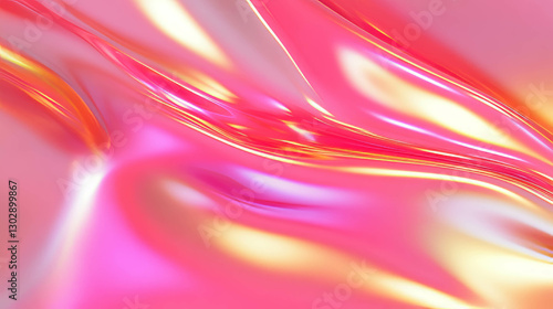 Vibrant abstract background with smooth pink gradients for design
