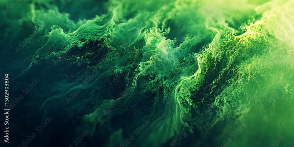 Fototapeta premium High-Definition 4K Close-Up of Contrasting Textures in a Moss-Covered Forest