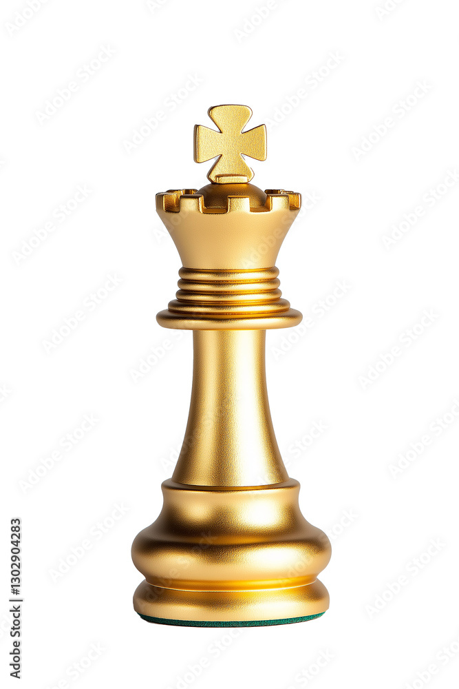 Golden chess queen piece, transparent background PNG format, perfect for game design and strategy use, exquisite style, beautifully presented. Golden chess queen piece, transparent background PNG format, perfect for game design and strategy use, exquisite style, beautifully presented.