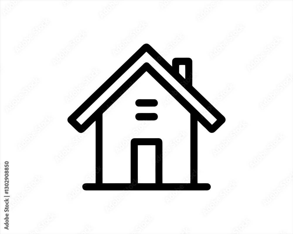 house icon isolated on white background house icon isolated on white background