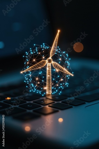 The future of renewable energy visualized with analytics.