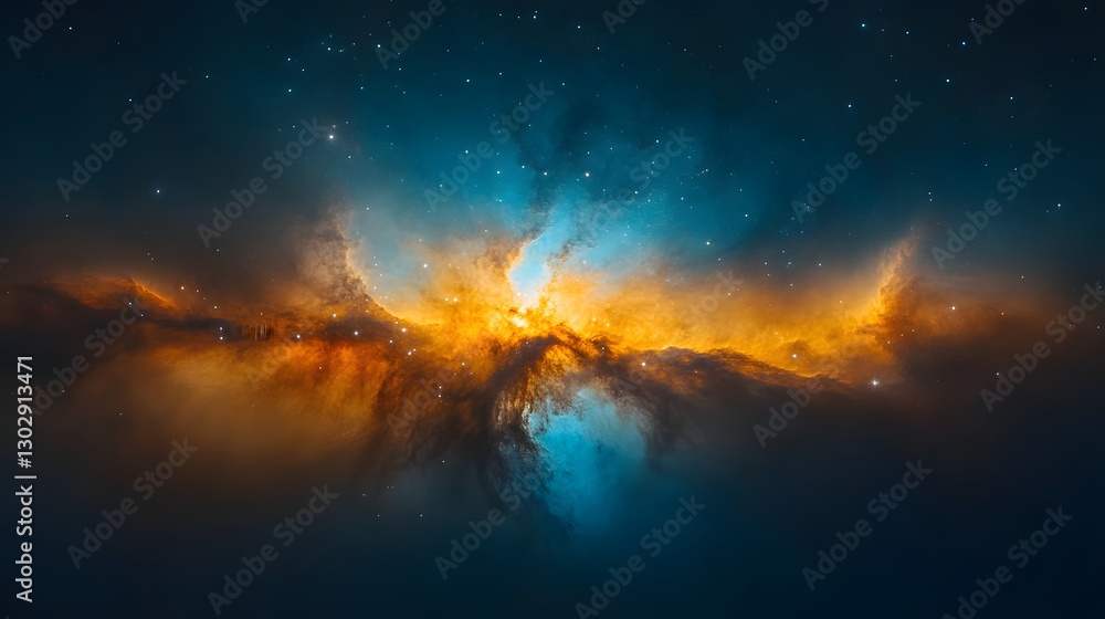 Fototapeta premium Cosmic Nebula in Deep Space (1)