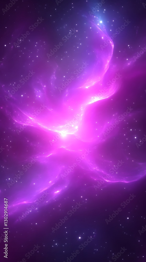 Obraz premium Cosmic Nebula in Deep Space (2)