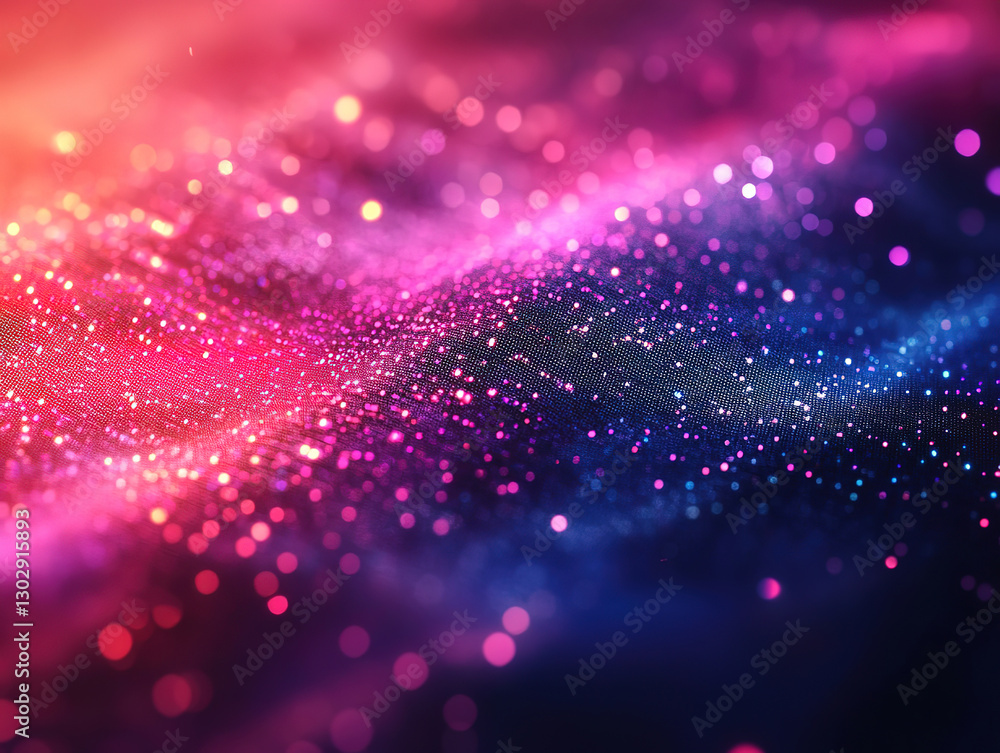 Vibrant Abstract Cosmic Background with Sparkling Particles Vibrant Abstract Cosmic Background with Sparkling Particles