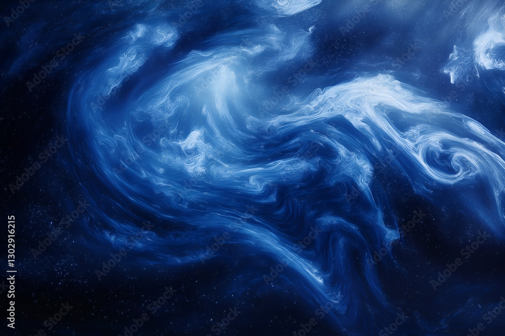 Abstract holographic neon fluid waves. Abstract holographic neon fluid waves.
