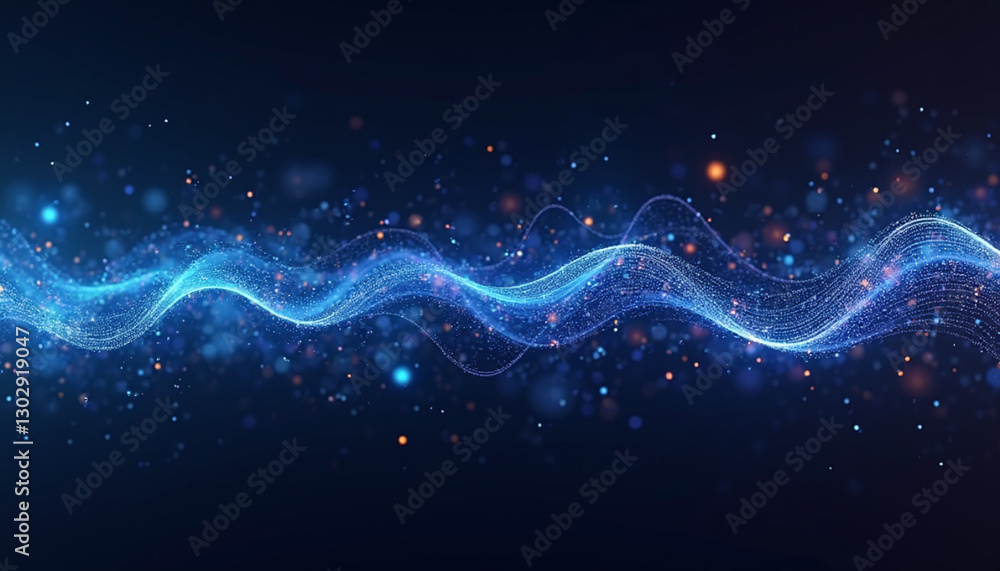Futuristic Technological Landscape in Abstract Digital Art Futuristic Technological Landscape in Abstract Digital Art