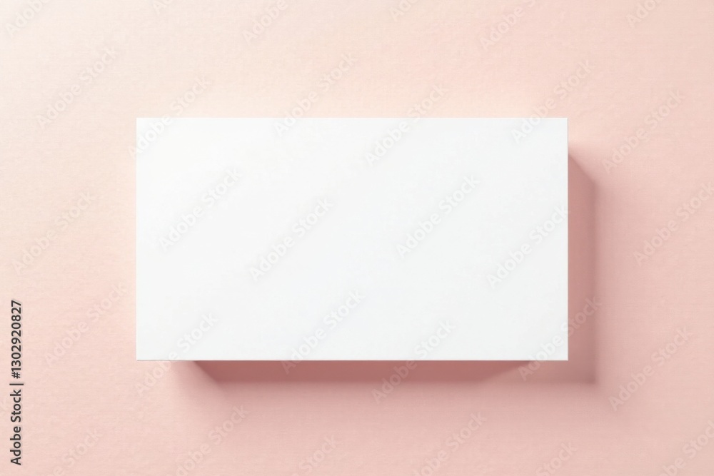 Blank rectangle of white paper on a pale pink background, perfect for your message or design. Blank rectangle of white paper on a pale pink background, perfect for your message or design.