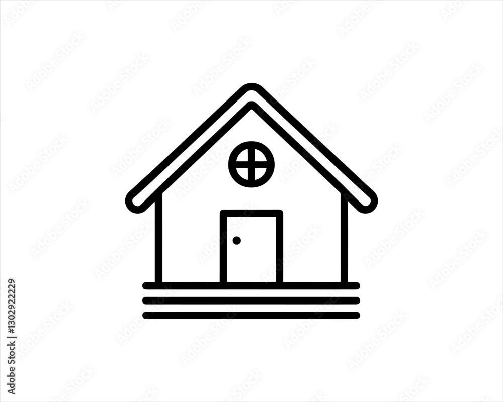 home icon on a white background home icon on a white background
