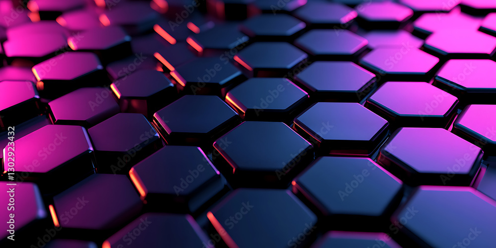 Geometric Hexagon Pattern Abstract Background for Medical Technology Geometric Hexagon Pattern Abstract Background for Medical Technology