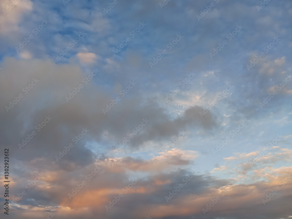 Obraz premium dramatic sky with clouds